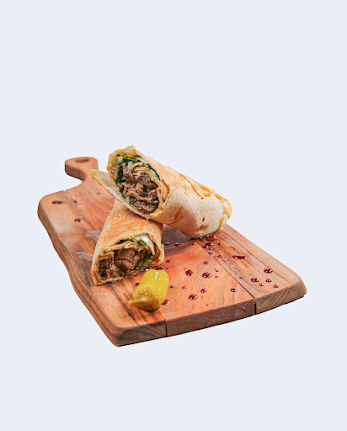 Lambe shawarma wrap